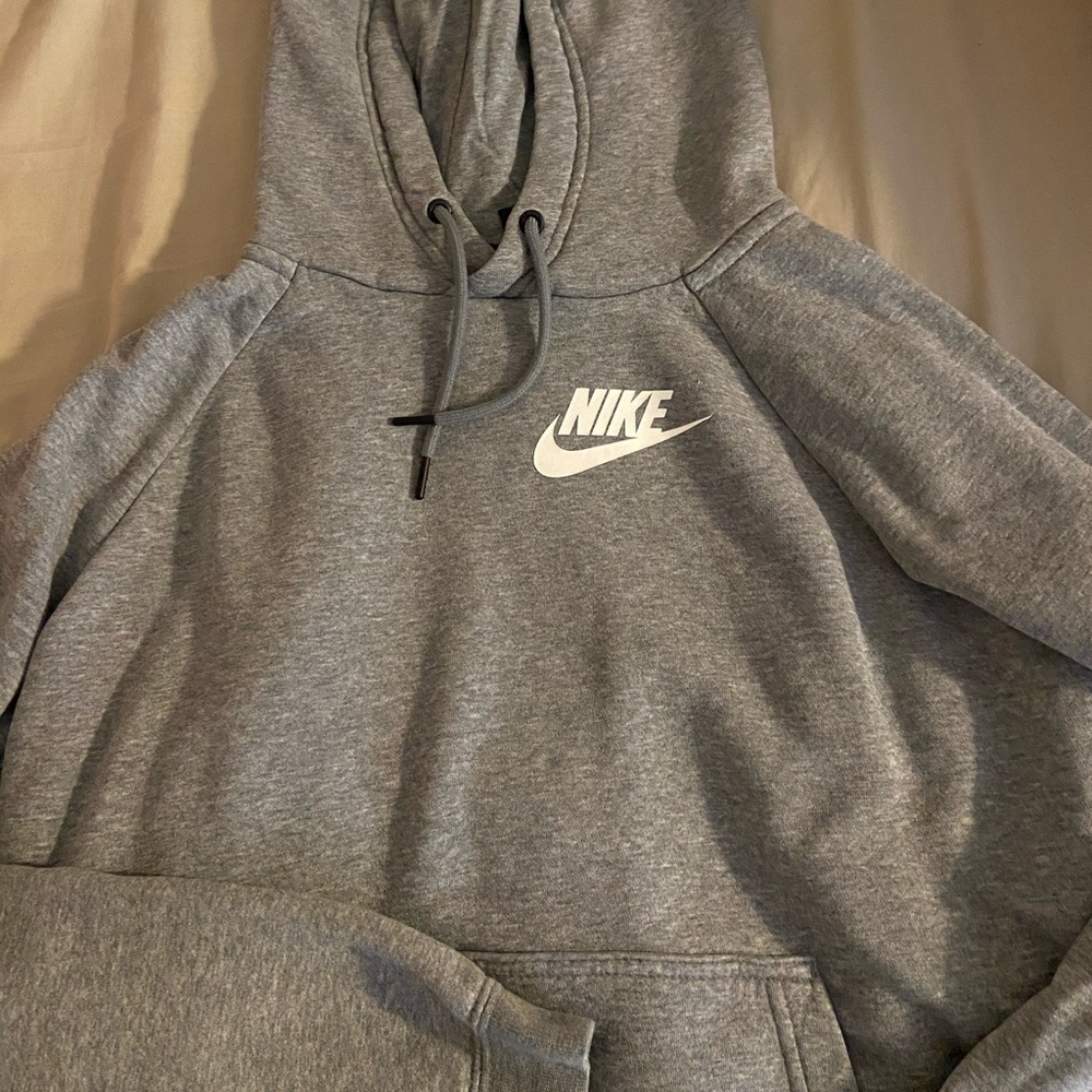Women’s Gray Nike Pullover Hoodie